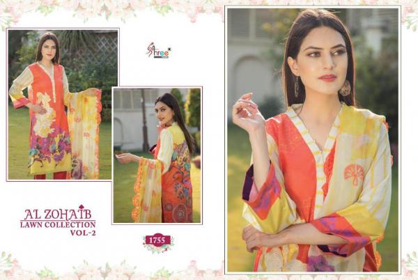 SF Al Zohaib Lawn Collection 2 Fancy Cotton Embroidery Pakistani Salwar Collection